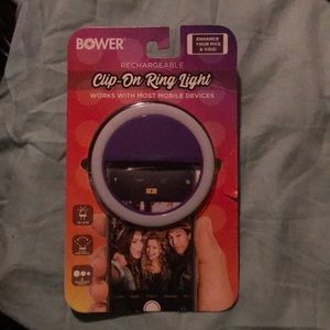 Phone selfie ring light
